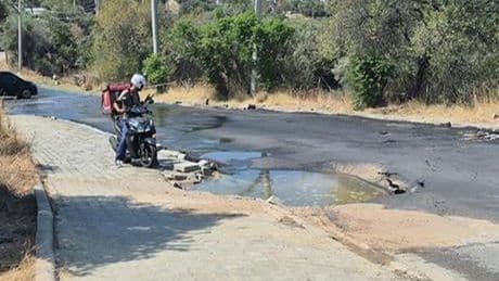 Bodrum’da ana su isale hattı patladı: Tonlarca su boşa aktı
