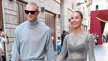 Haaland-Freundin im Hingucker-Kleid - Nicht nur Erling setzt auf Bling-Bling