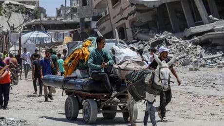 Conflit au Proche-Orient, jour 608 : frappes à Gaza, rapatriement des corps de deux otages en Israël