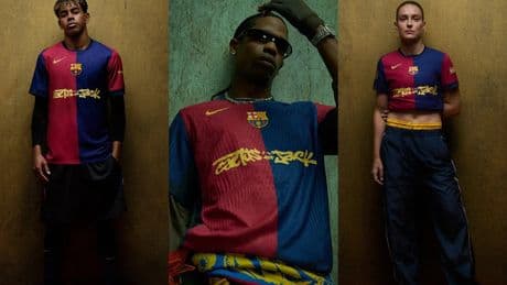 La camiseta del Barça con Travis Scott para el Clásico de hasta 3.000 euros se agota