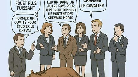 La théorie du cheval mort, ou comment bien couler sa boîte