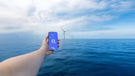 O2 surft jetzt auf Nordsee-Wind: Mobilfunknetz bekommt Öko-Power von der Küste