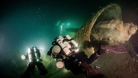 Taucher entdecken britisches Schiffswrack aus Erstem Weltkrieg in Nordsee