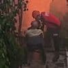 Heart-stopping moment elderly man in wheelchair is dramatically rescued from burning house after huge wildfires tear through Turkey