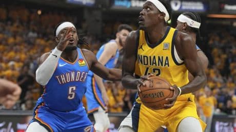 Indiana vence a Oklahoma y lidera las Finales de la NBA