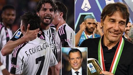 Juventus 'target Premier League boss' after missing out on Antonio Conte - as Italian giants 'hold talks' with manager's agent