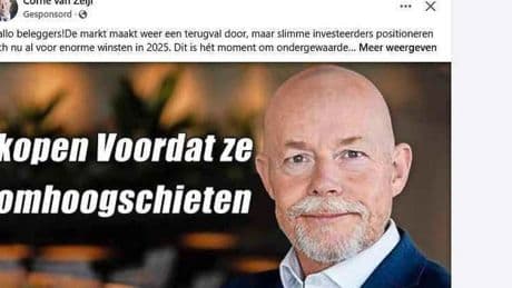 Nepadvertenties met ’tips van Corné van Zeijl’ een ware plaag: ’Ik kan er alleen maar tegen waarschuwen’
