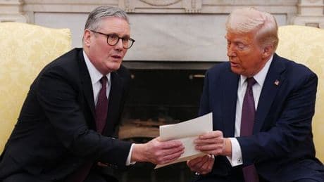 Embarrassing reason Keir Starmer held up Donald Trump's HUGE trade deal press conference