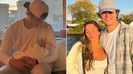 Minnesota Vikings star J.J. McCarthy and his childhood sweetheart announce birth of their baby son