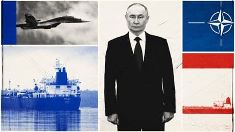 How Putin’s shadow fleet of ageing oil tankers could trigger a war with Nato