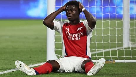 Bukayo Saka 'won't be sleeping for two or three nights' after missing late sitter for Arsenal against PSG, says Martin Keown