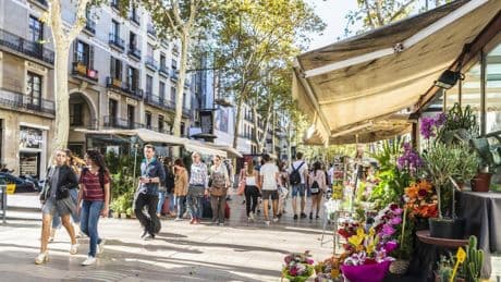La Rambla sin flores
