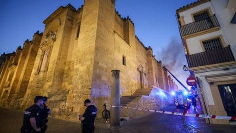 Brand in der Kathedrale von Cordoba