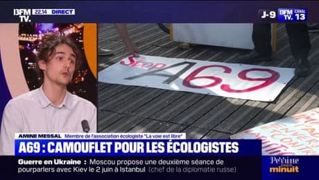 A69: "Il y a des risques de contestations fortes et violentes de la part de certains groupes", affirme Amine Messal, membre de l'association écologiste "La voie est libre"