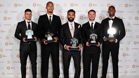 Mo Salah voor derde keer Engels Speler van het Jaar, ’ereplaatsjes’ voor Virgil van Dijk en Ryan Gravenberch