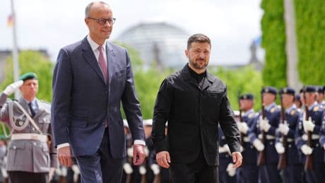 Ukraine-Russia war latest: Zelensky meets Merz and warns 50,000 Russian troops gathering near Sumy