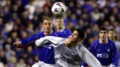 Mikel Arteta handed Rangers reminder as Arsenal boss suffers painful PSG flashback from old Ibrox pal