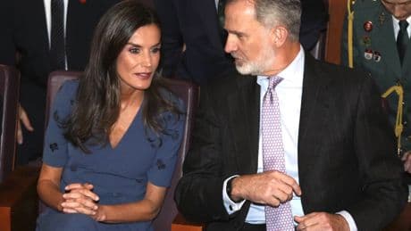 Los Reyes, fieles a su cita con el periodismo, presiden los Premios APM
