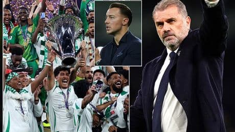 Ange Postecoglou 'is lined up by top Saudi Arabia side' - just a week after brutal Tottenham sacking