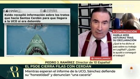 Pedro J.: "Que Cerdán esté fabricándose una falsa coartada indica que el Gobierno ya conoce el informe de la UCO"
