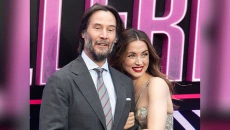 "Ballerina"-Premiere in London: Ana de Armas strahlt neben Keanu Reeves