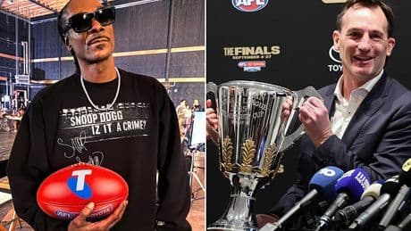 AFL chief responds to criticism of the league's decision to hire Snoop Dogg to headline at the Grand Final