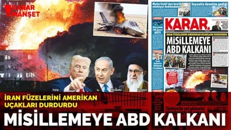 İran füzelerini Amerikan uçakları durdurdu: Misillemeye ABD kalkanı