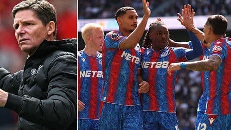 Crystal Palace star reveals he is open to leaving the club and 'hopes he can IN THIS WINDOW' as FA Cup winners face battle to hold onto another player
