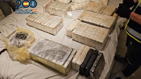 Desarticulada una red de narcotráfico en Zaragoza: 9 personas detenidas y 95 kilos de droga incautados