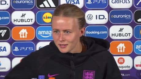 Hilarious moment Hannah Hampton’s England press conference is interrupted by family FaceTime call
