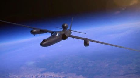 Secretive spy plane tracked flying over Scotland at 60,000 ft