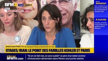 Iran: "Qui peut survivre, à plus de trois ans de torture ?", alerte la fille de Jacques Paris