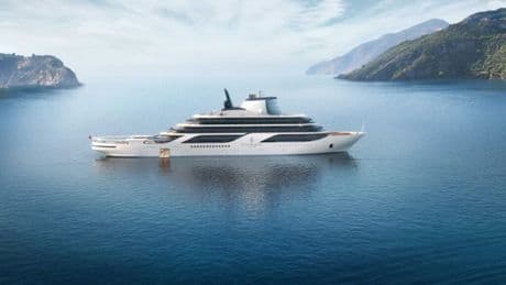 Inside the invite-only superyacht ‘sea hotel’ with four-story penthouse – & another £340m ‘twin’ ship is on the way