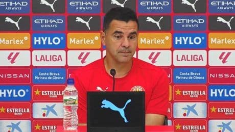 Míchel vuelve a dirigir al Girona: "Tuve una trombosis venosa profunda en la pierna izquierda"