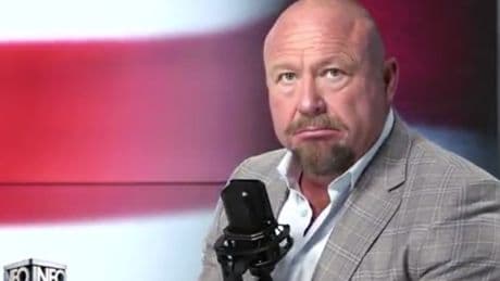 Alex Jones says Trump is in a ‘health crisis’ after noting the size of president’s ankles