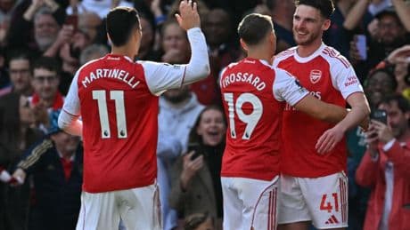 Arsenal 1-0 Newcastle: Brilliant Declan Rice winner confirms Champions League spot for Gunners