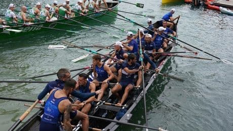 Zierbena gana a los puntos a Orio en el primer asalto de la Bandera de La Concha