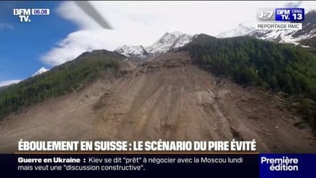 Après l'éboulement d'un glacier en Suisse, les autorités craignent de vastes inondations de la vallée
