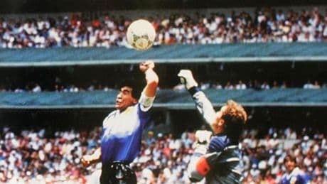 Fue la Mano de Dios de Maradona