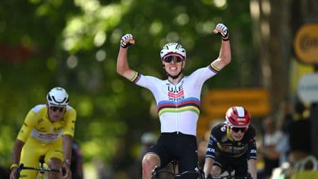 Tour de France: Pogacar feiert 100. Sieg - verpasst aber Gelbes Trikot
