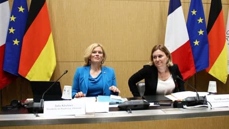 Klöckner und Braun-Pivet: Parlamentspräsidentinnen mit „klarem Bekenntnis zu Israel“