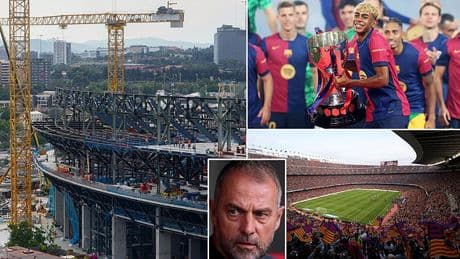 Barcelona set to postpone Spotify Nou Camp's return date AGAIN ahead of new season - as reason for yet another delay of £1.25bn project is revealed