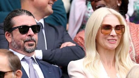 Dave Grohl seen at Wimbledon with wife after secret lovechild in affair scandal