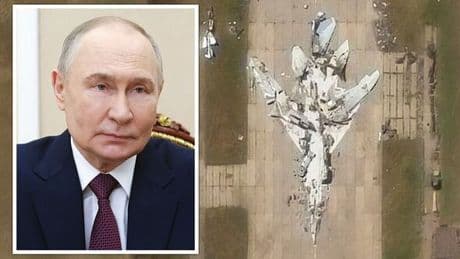Ukraine LIVE: Putin reels as stunning images show carnage of ‘Russia’s Pearl Harbour’