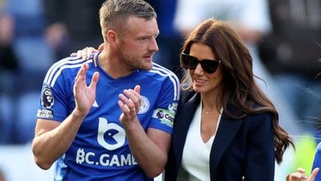 Rangers transfer 'target' Jamie Vardy's wife Rebekah says striker 'plays better' when she is involved in drama