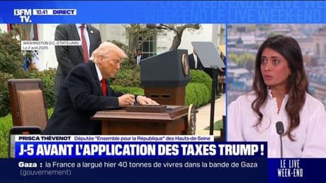"Il faut rappeler notre capacité à nous inscrire dans un rapport de force": Prisca Thevenot (Ensemble) réagit aux droits de douane imposés par Trump