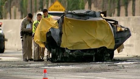 1 killed, 32 injured in collision of bus and SUV on Los Angeles area freeway