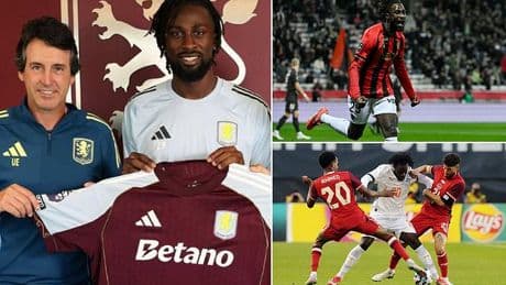 Aston Villa secure their first major signing of the summer as they bring in forward Evann Guessand from Nice for £28m