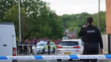 Car 'reverses into police officer multiple times' as he's rushed to hospital