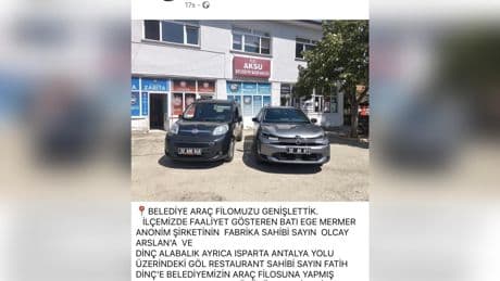 AKP’li başkan 'hibe' aracı savundu:  "Makam arabamı beğenmiyordu, 'yenisini al o zaman' dedim"